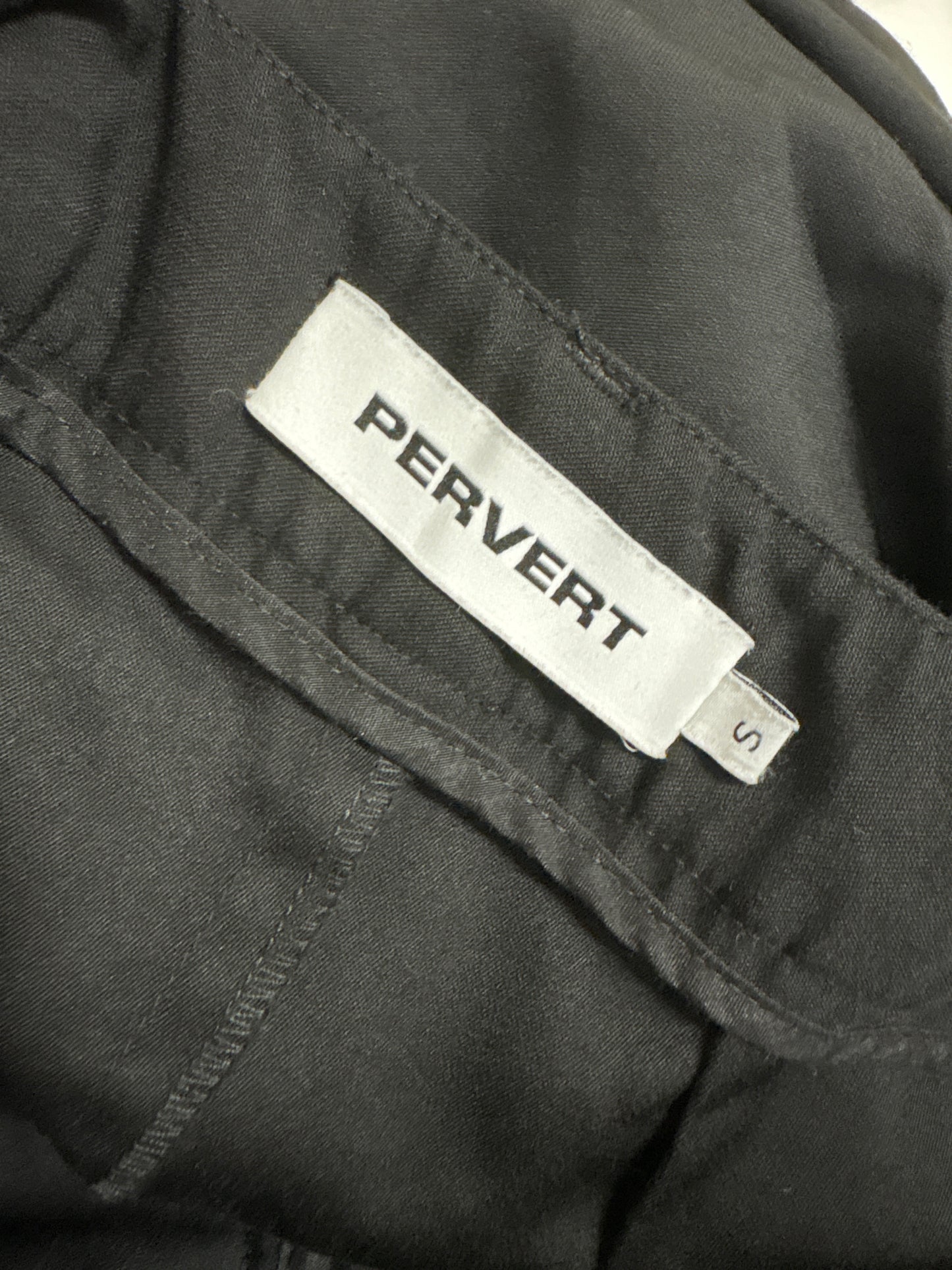 Pervert Tulip Black Wool Maxi Skirt