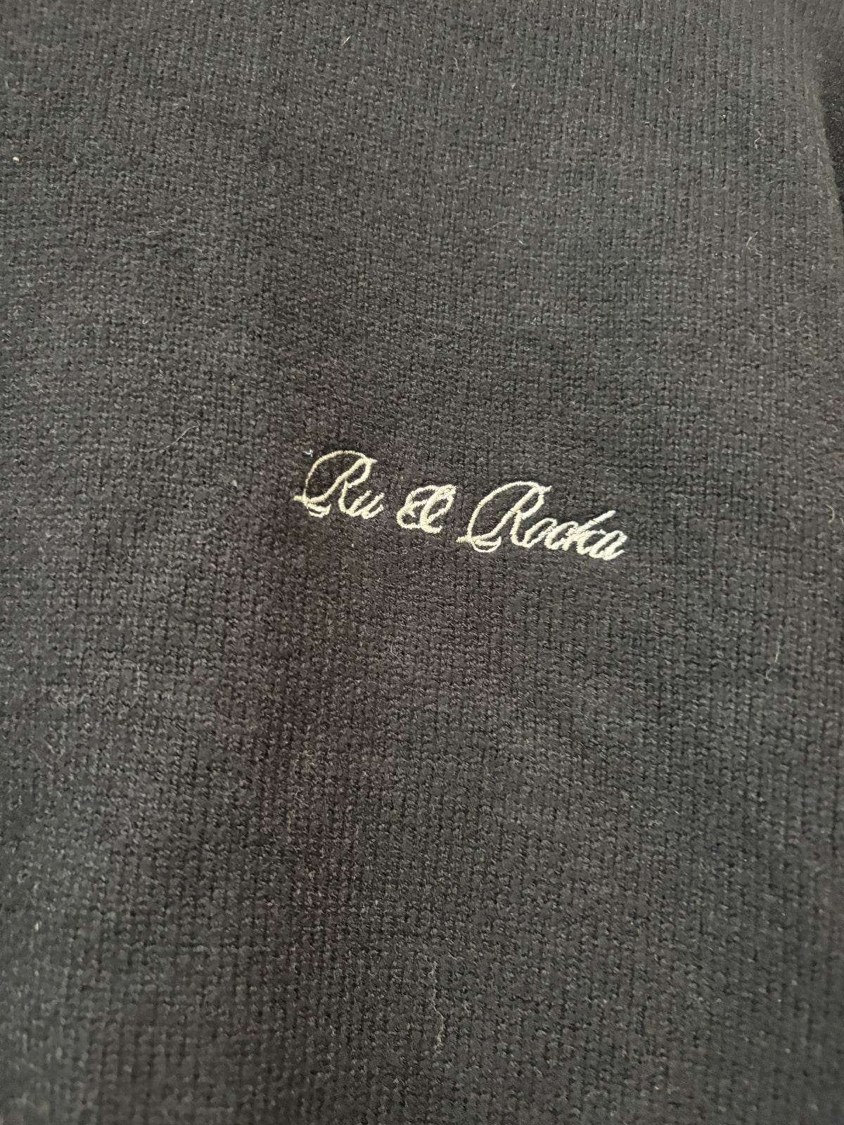 Ru & Rocka Black Round Neck Sweater