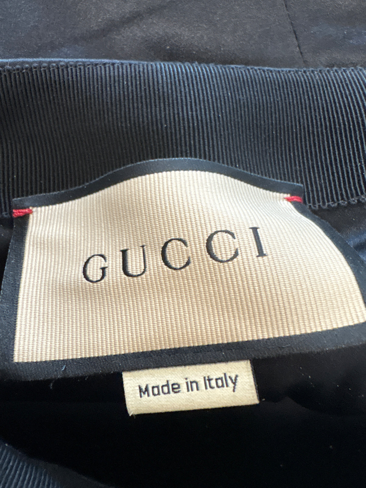 Gucci Black Zip Mid Length Skirt