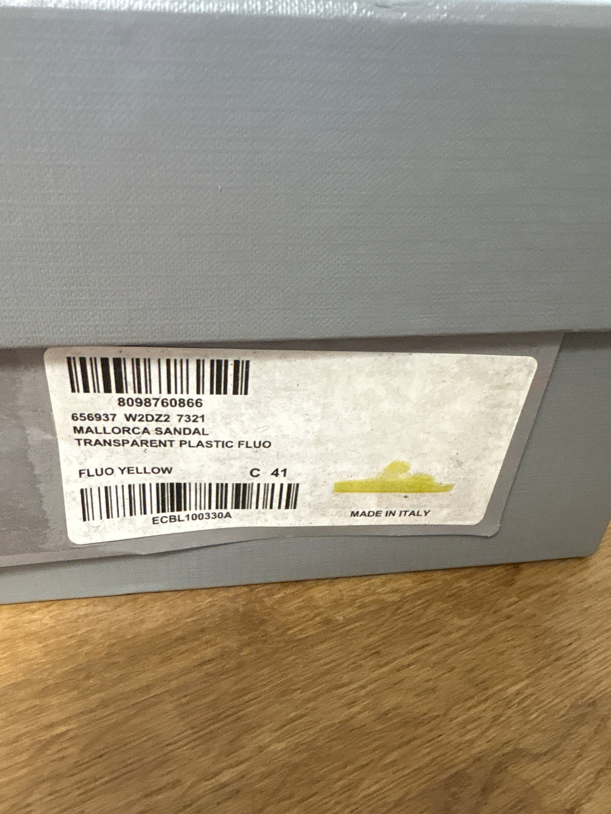 Balenciaga Neon Yellow Mallorca Sandals