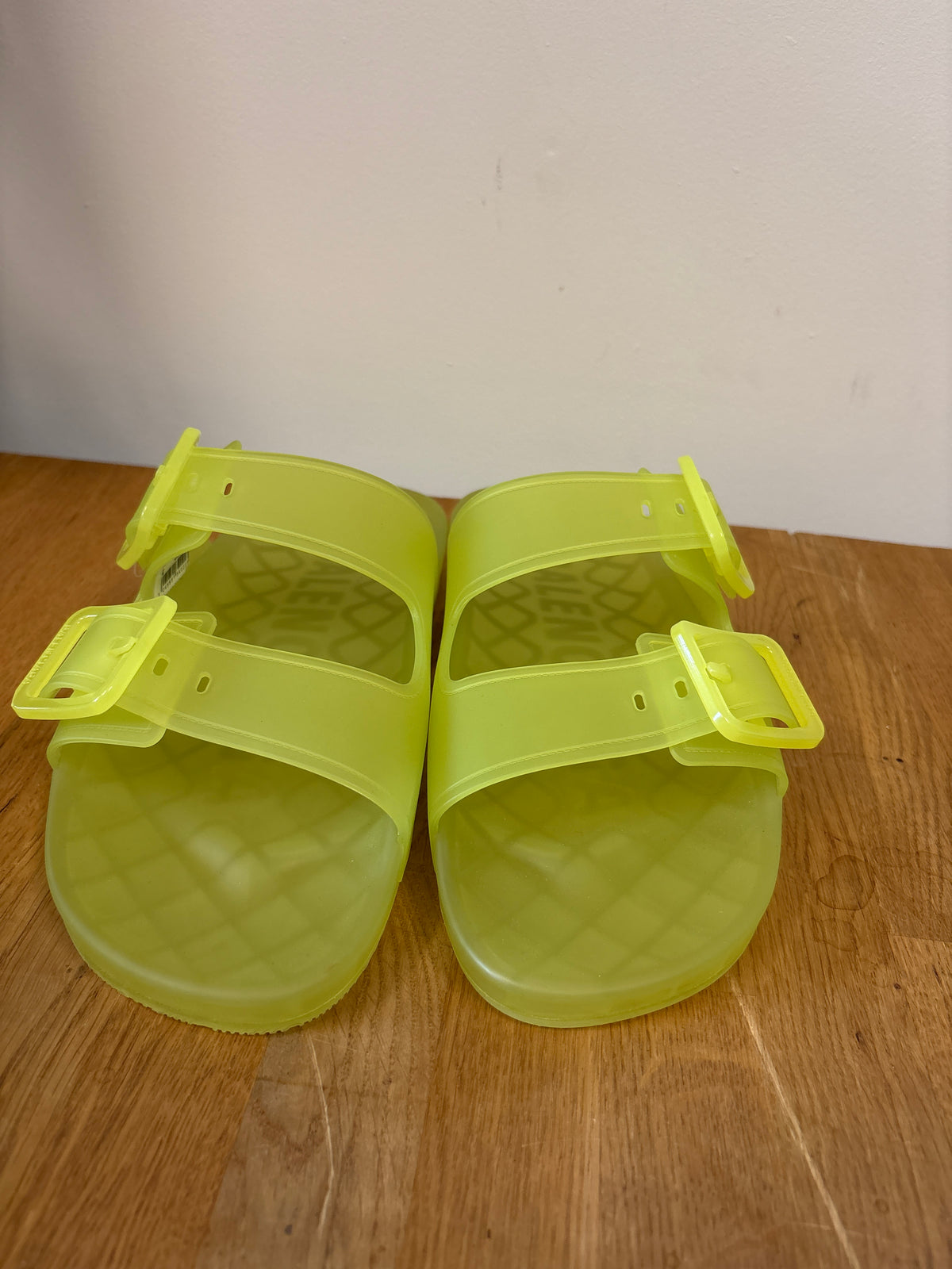 Balenciaga Neon Yellow Mallorca Sandals