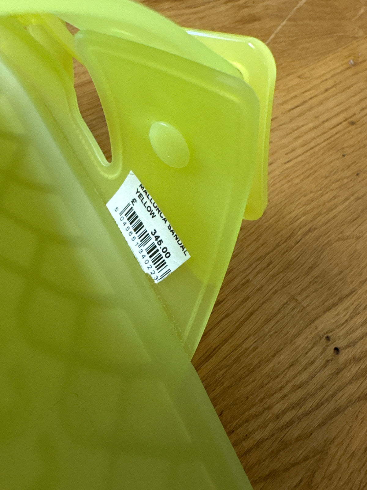 Balenciaga Neon Yellow Mallorca Sandals