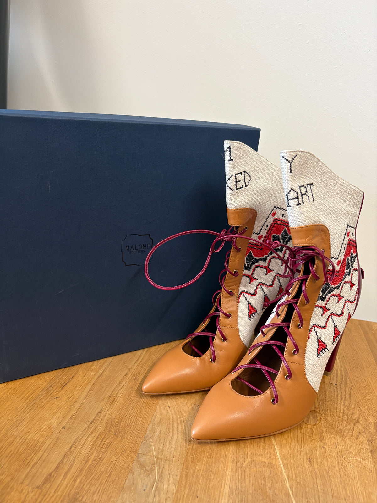 Malone Souliers Robyn Heel Ankle Boots