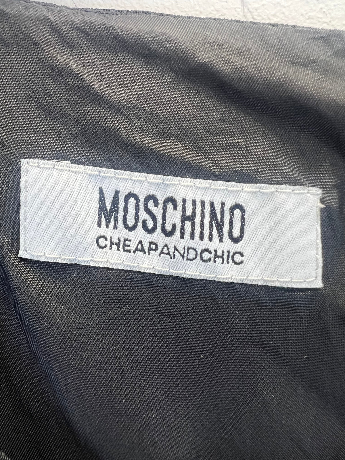 Moschino 'Cheap and Chic' Paris Shift Mini Dress