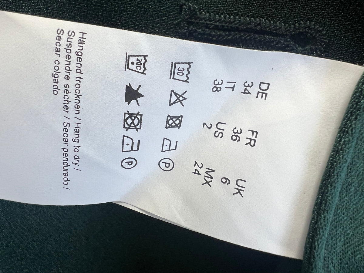 Hugo Boss Green Blazer And Trousers Suit