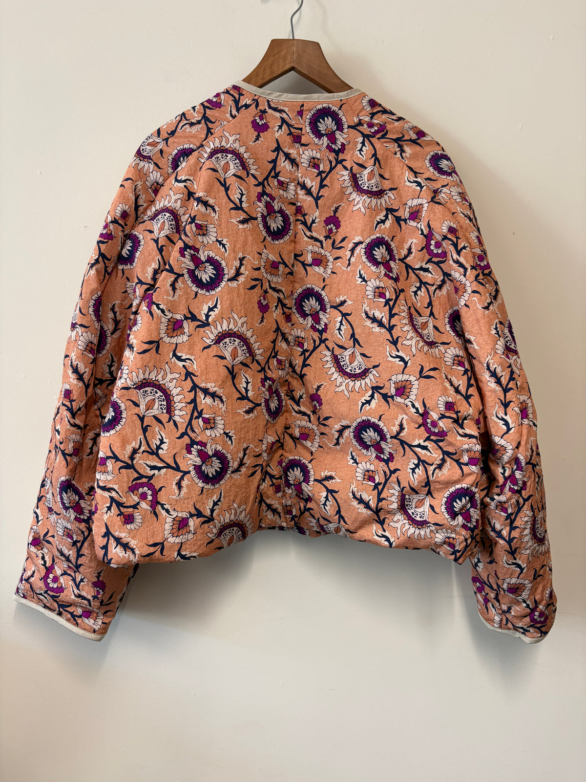 Isabel Marant Floral Print Zip Up Padded Jacket