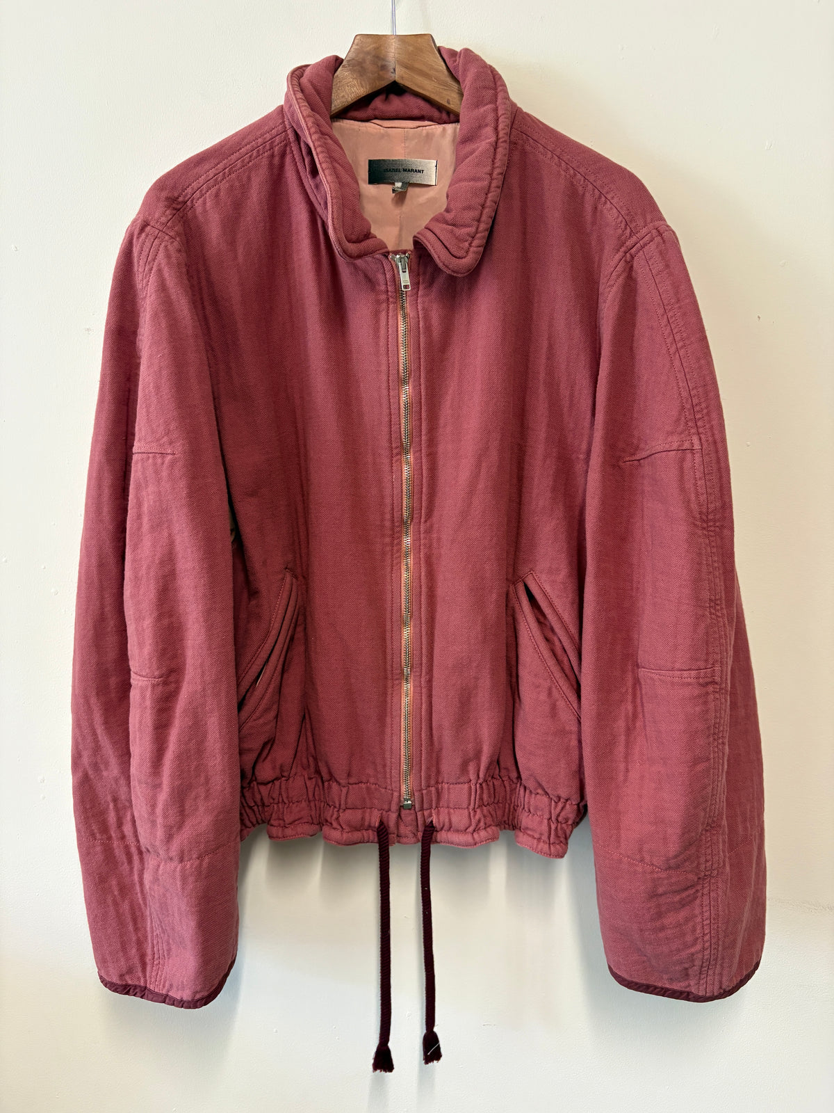 Isabel Marant Pink Denim Padded Jacket
