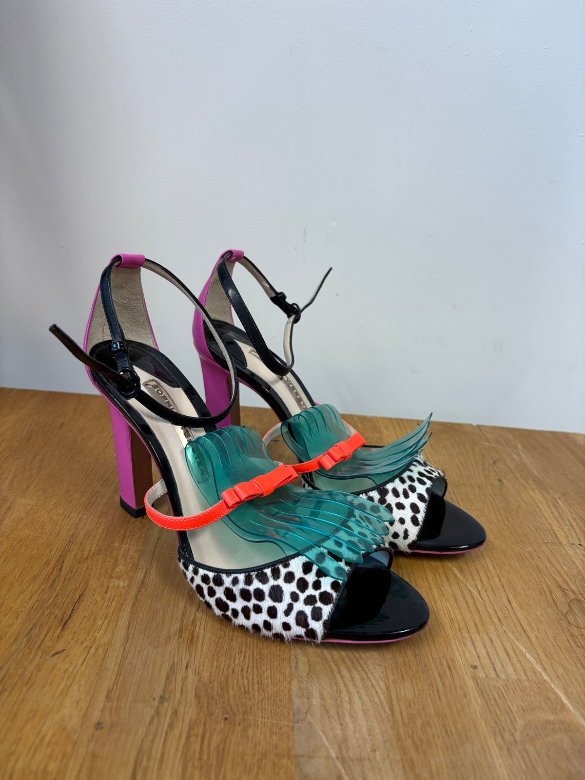 Sophia Webster Verity Polka Dot Heels