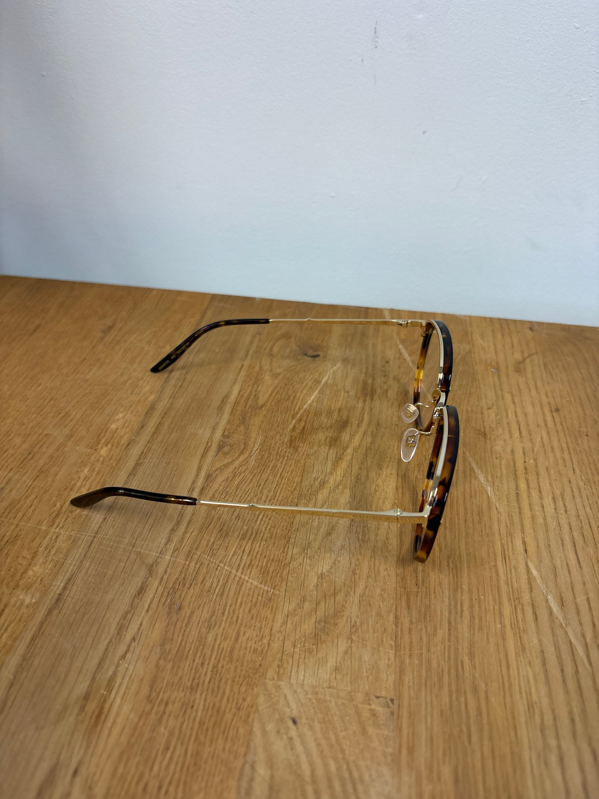 Gucci Brown Tortoiseshell Clear Lens Glasses