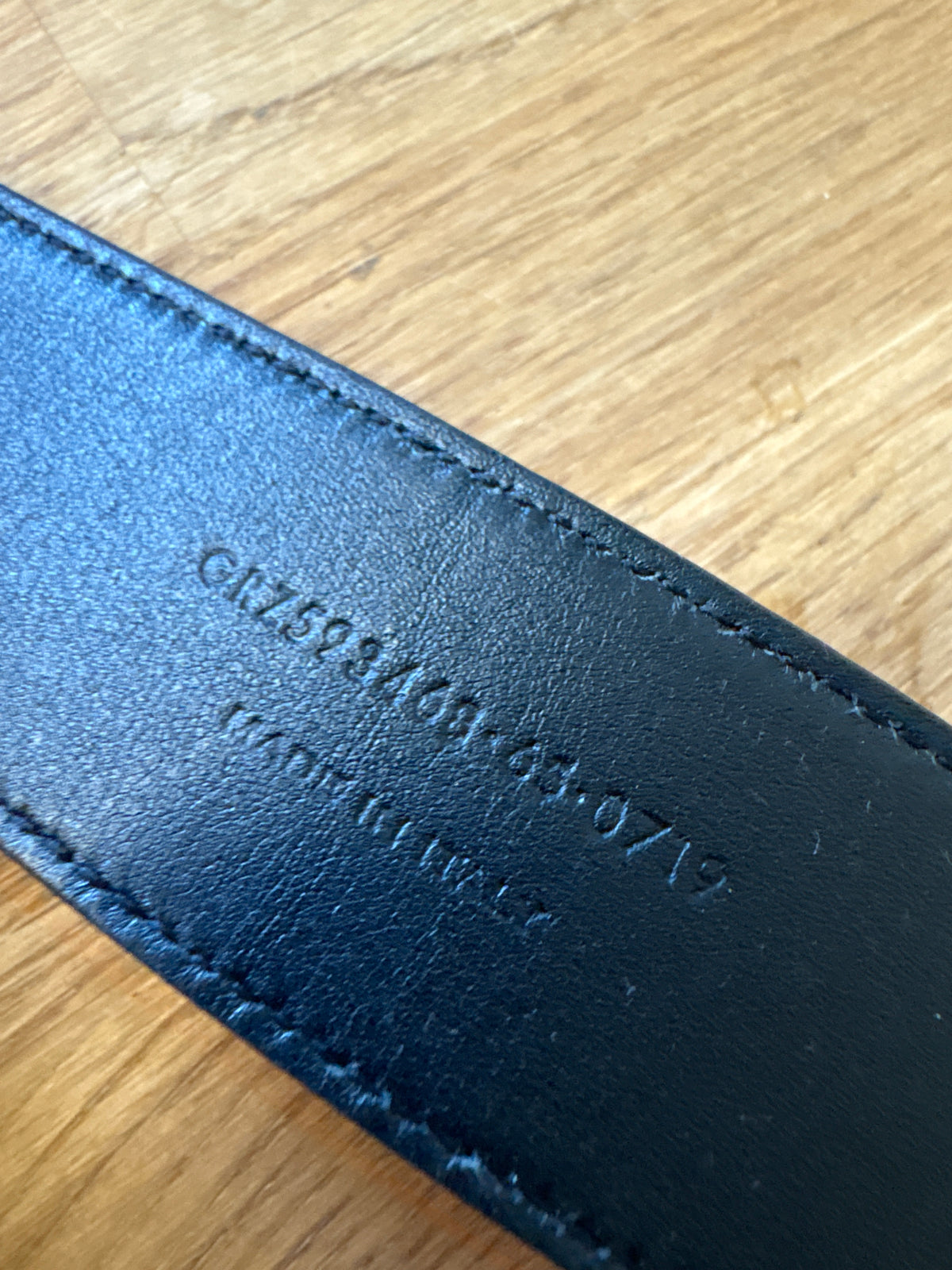 Saint Laurent Neon Pink Patent Belt