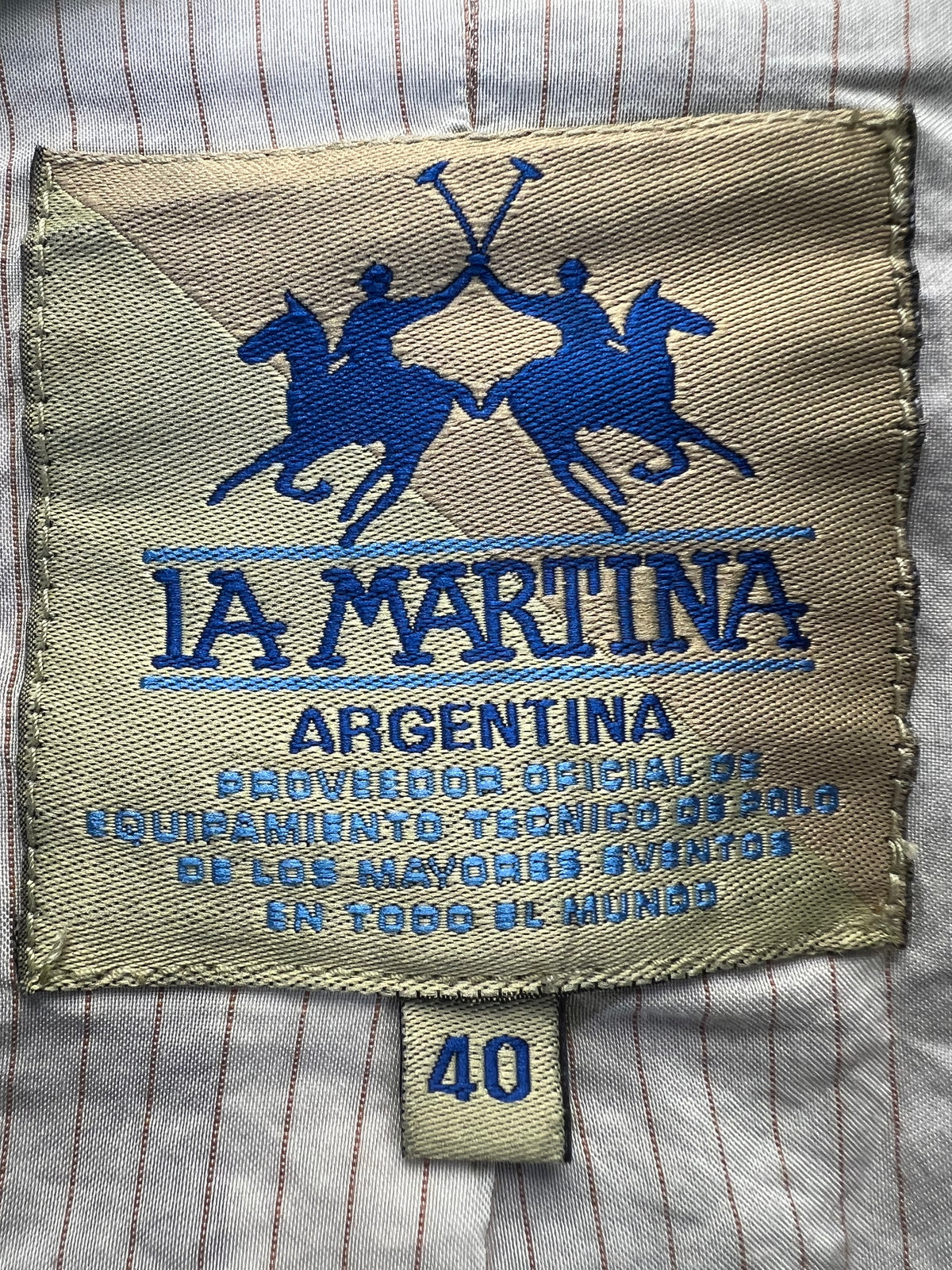 La Martina Polo Club Black Leather Jacket