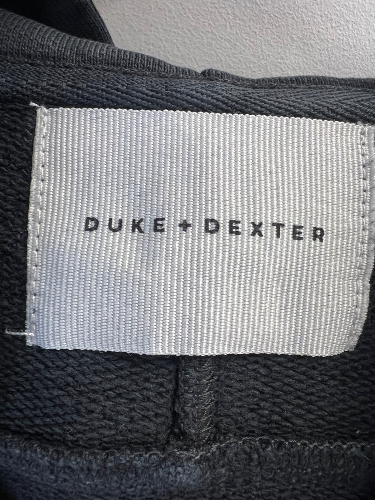 Duke and Dexter Washed Black Hoodie