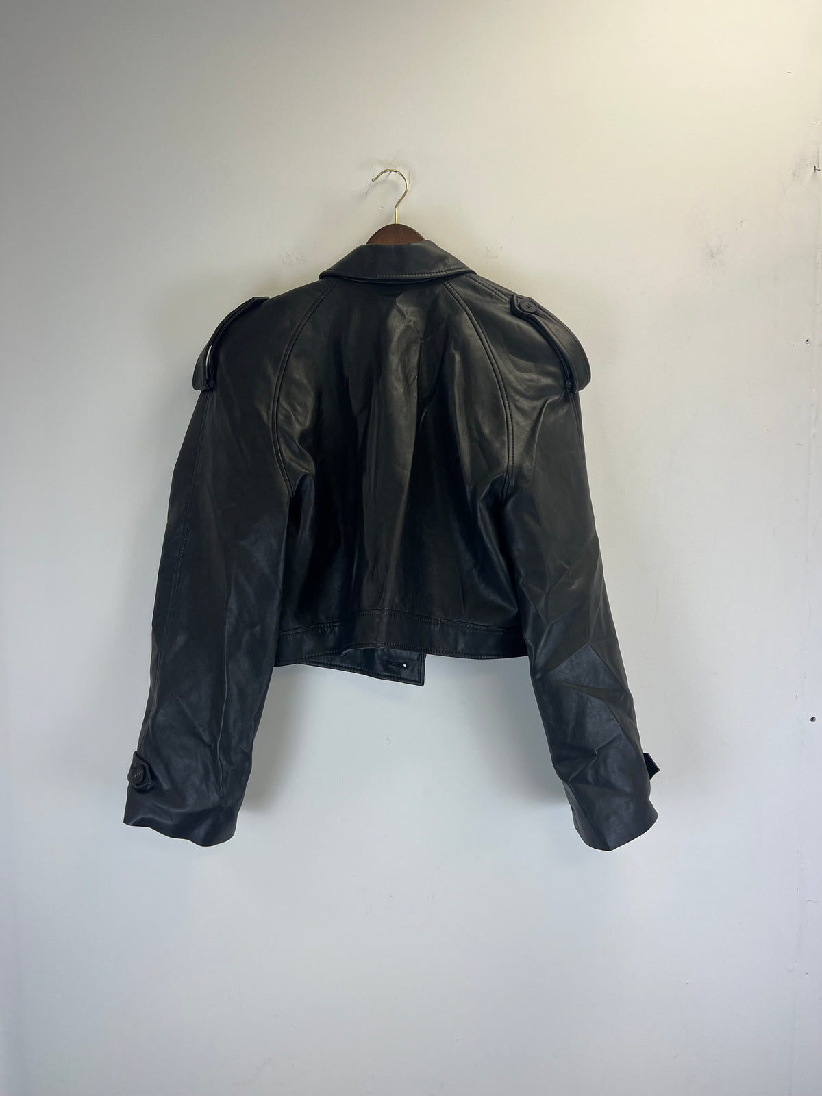 Bazilika Black Faux leather Jacket