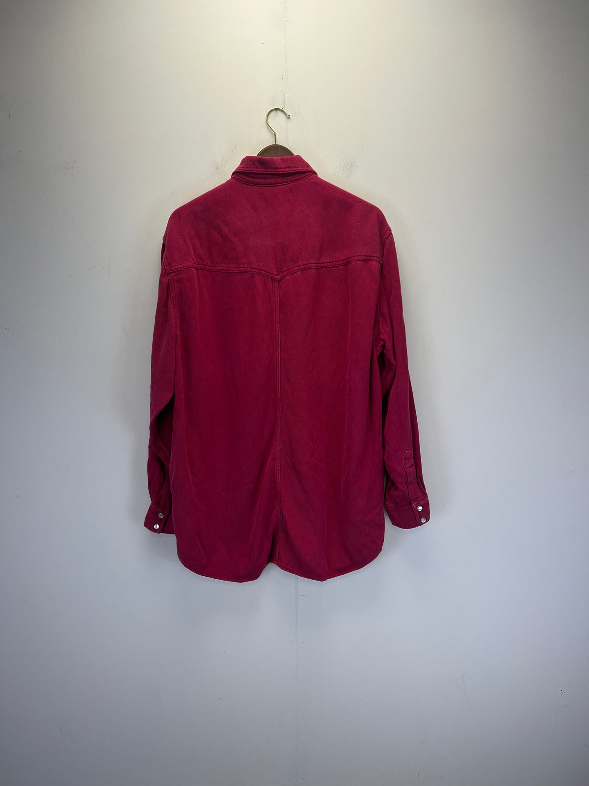 Isabel Marant Dark Pink Taniami Denim Shirt