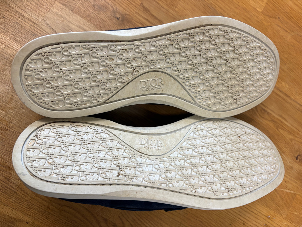 Dior Navy Blue Granville Buckle Loafer