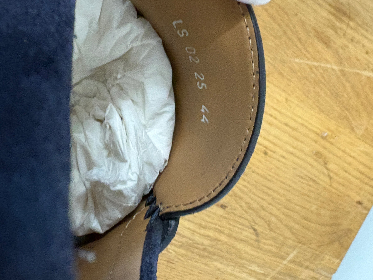 Dior Navy Blue Granville Buckle Loafer