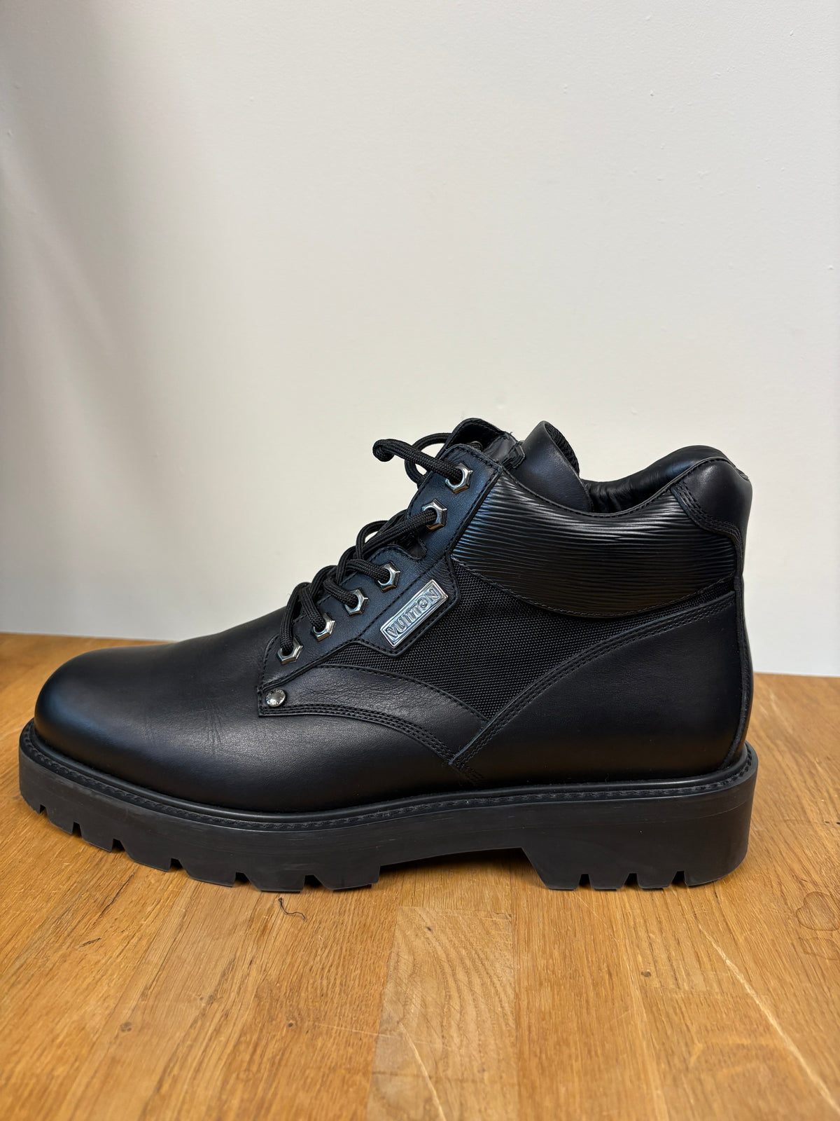 Louis Vuitton Black Oberkampf Ankle Boots