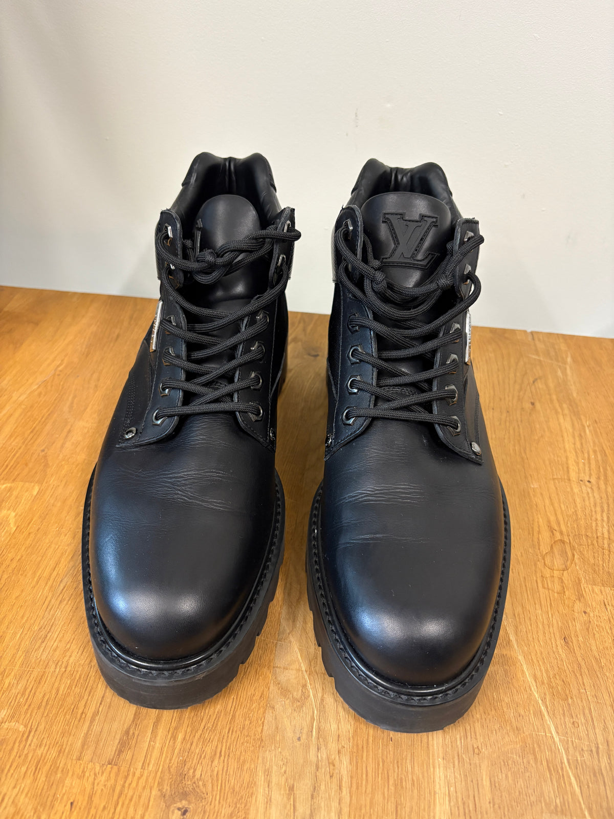 Louis Vuitton Black Oberkampf Ankle Boots