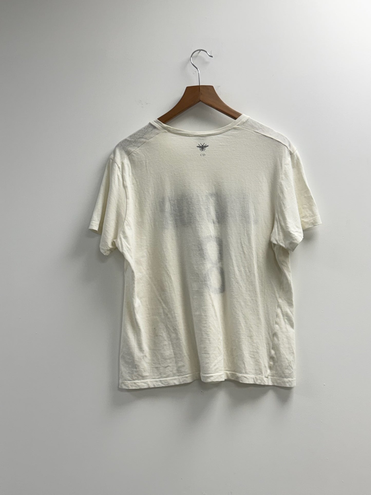 Christian Dior White J'Adior 8 Cotton T-shirt