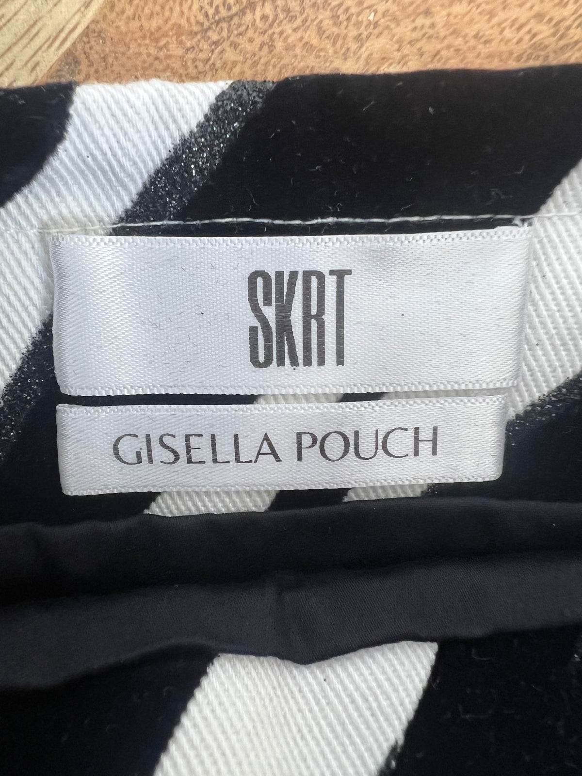 SKRT Zebra Gisella Pouch