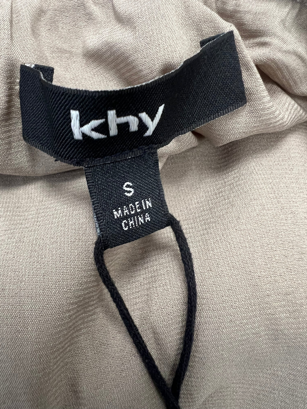 KHY Beige Sequin Shawl Tube Top