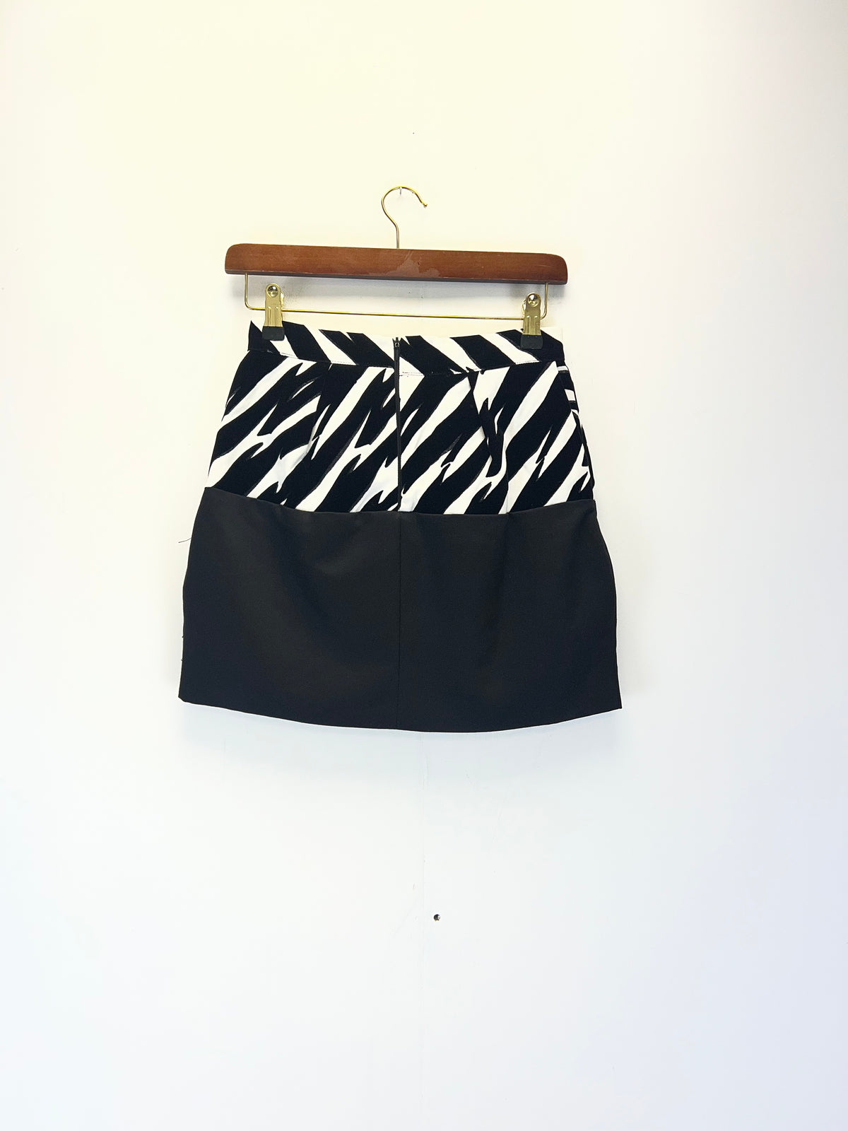 SKRT Zebra print gisella mini skirt