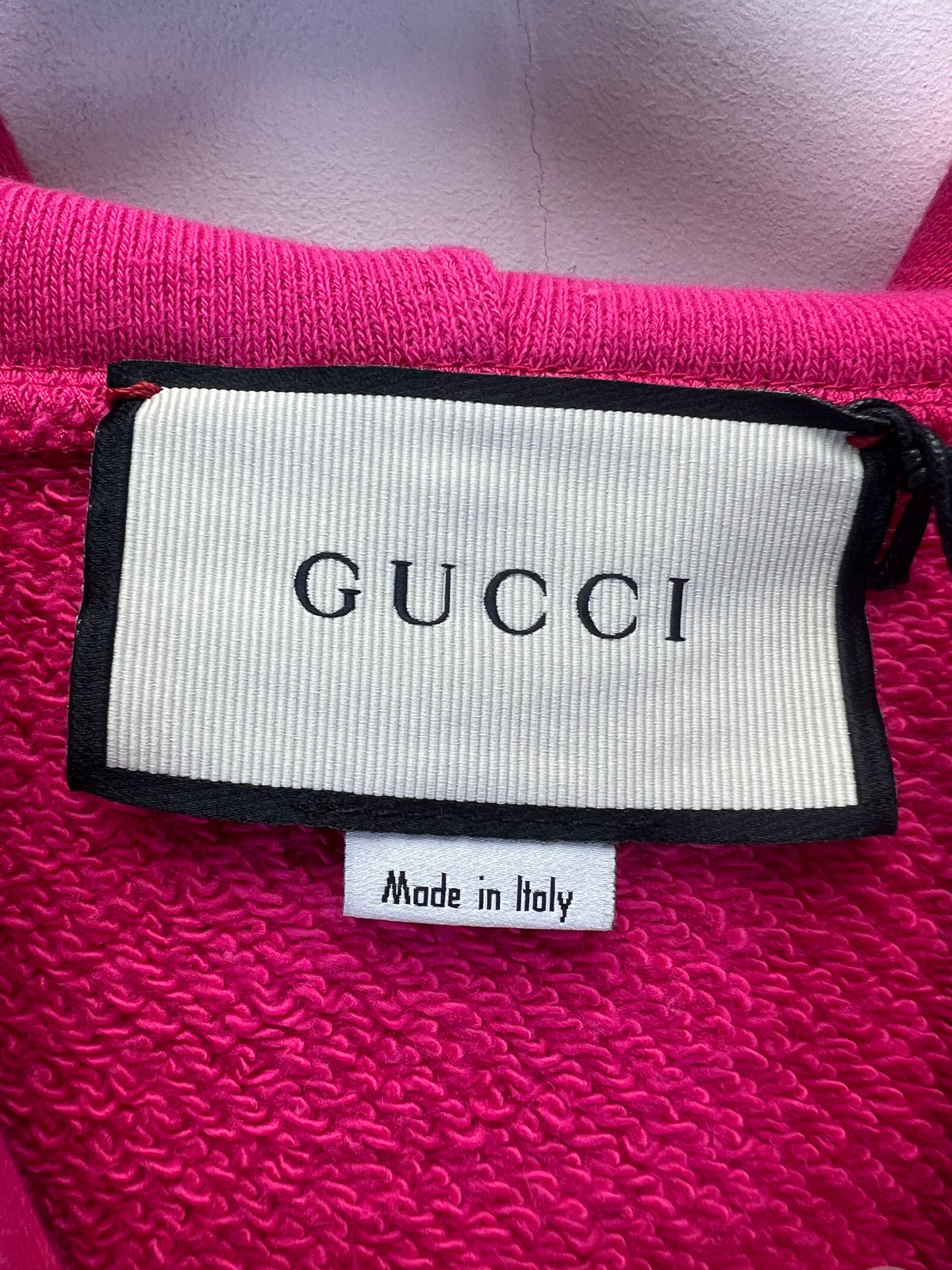 Gucci Pink Pig Logo Hoodie