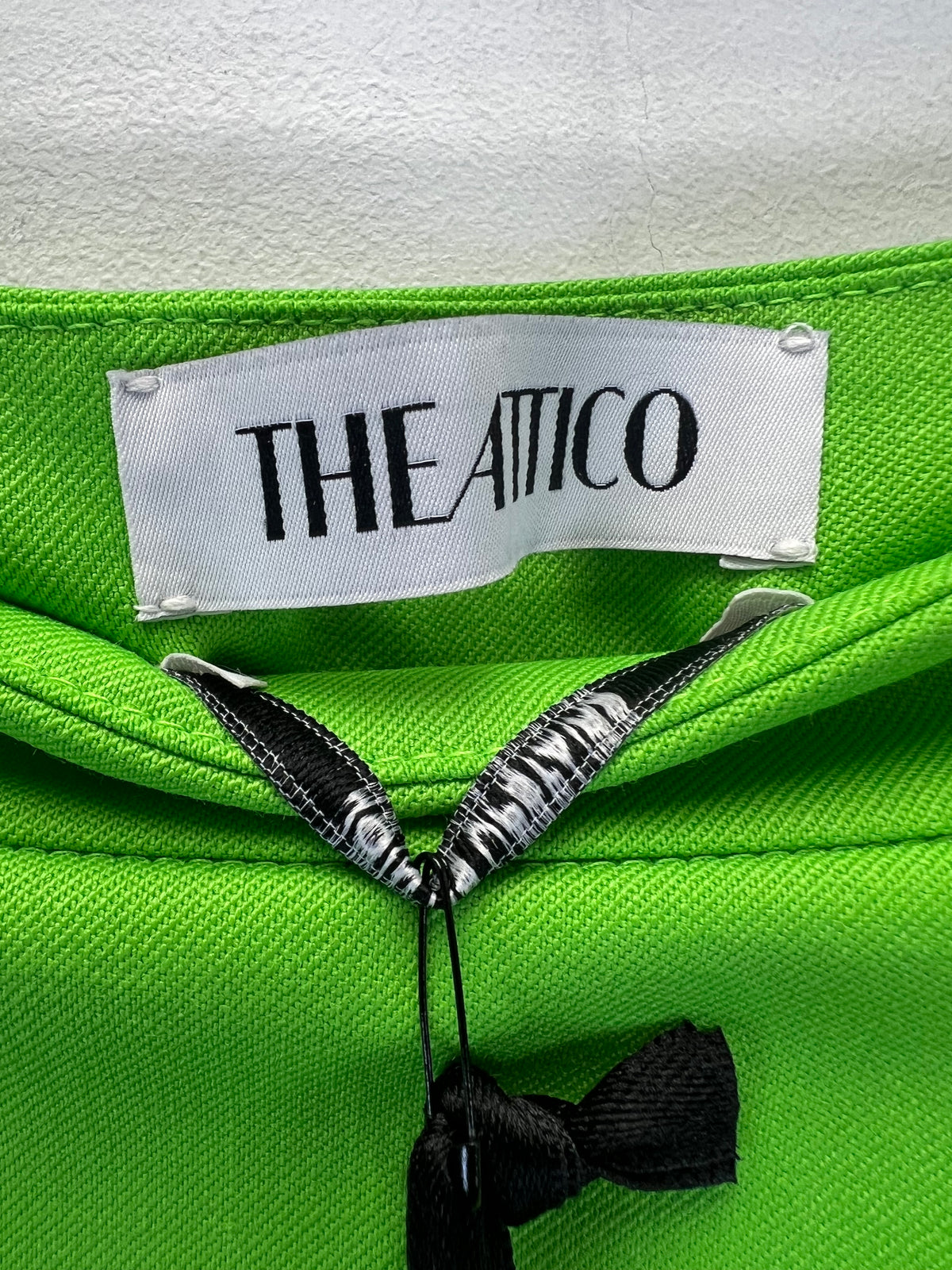 The Attico Green Mini Skirt