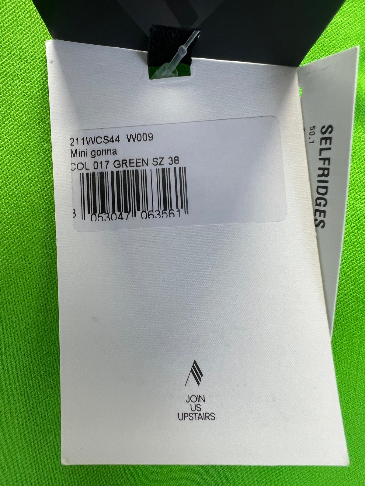 The Attico Green Mini Skirt