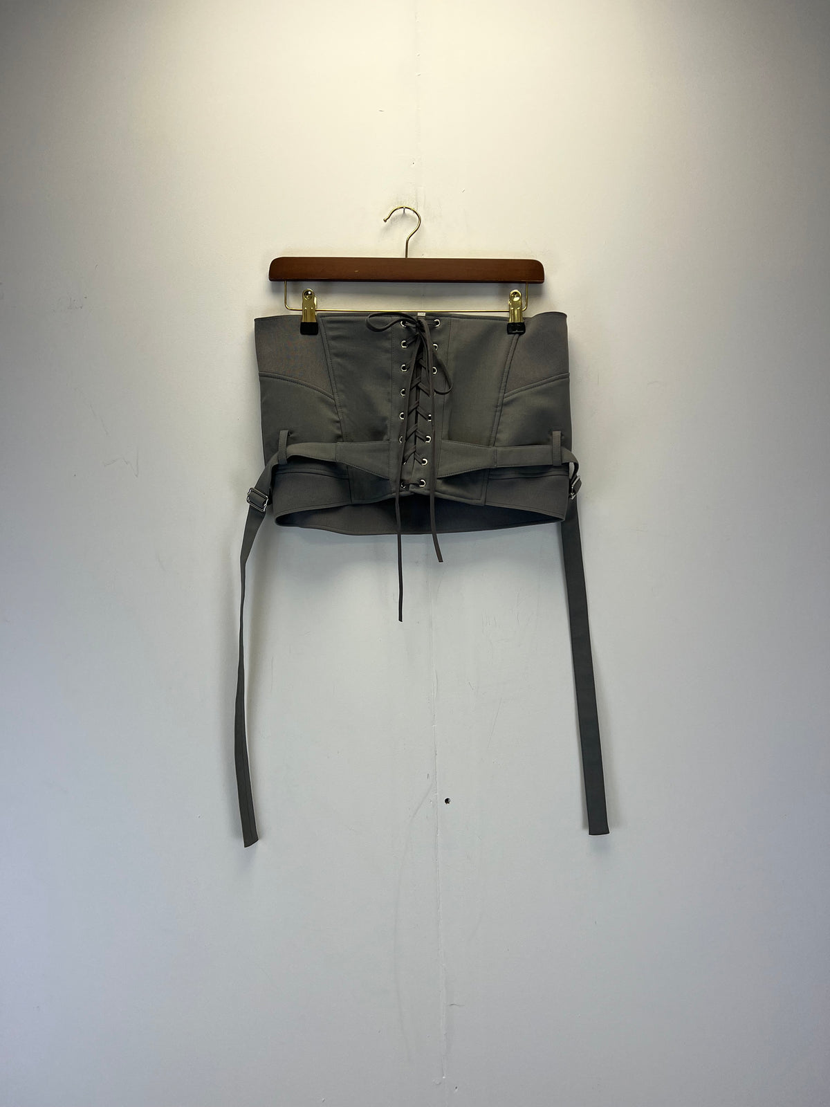 Knwls Grey Lethal Mini Skirt