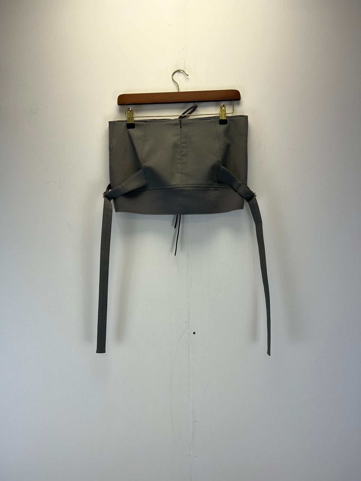 Knwls Grey Lethal Mini Skirt