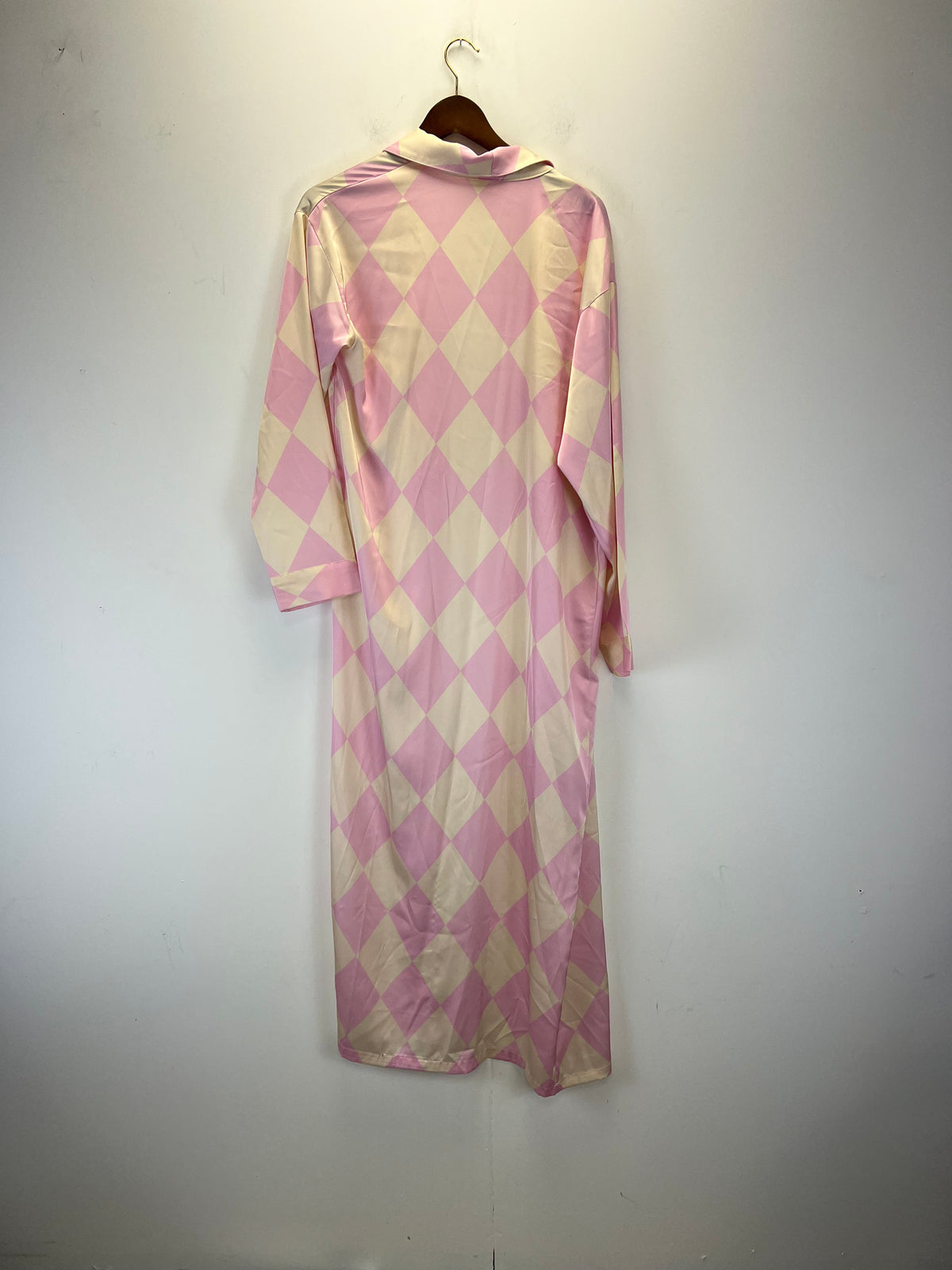 The Nap Co Pink Striped PJ Set With Dressing gown