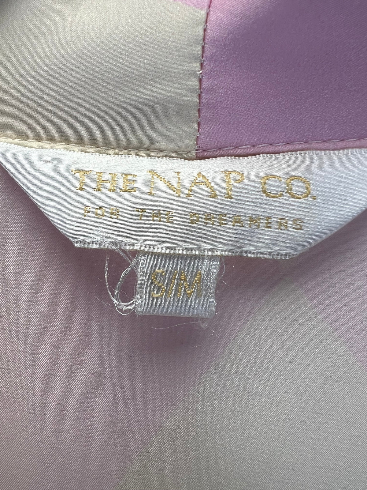 The Nap Co Pink Striped PJ Set With Dressing gown