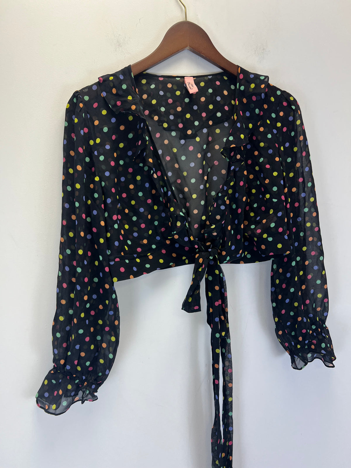Agent Provocateur polka dot skirt and top set