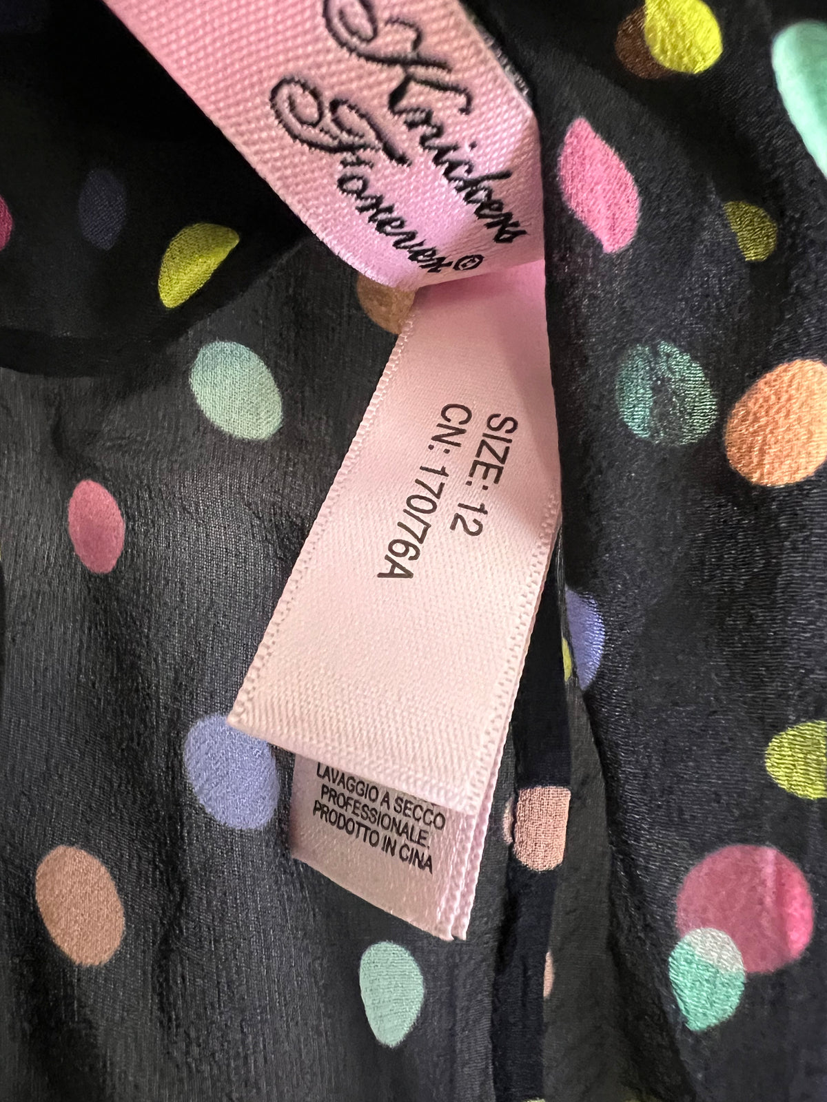 Agent Provocateur polka dot skirt and top set