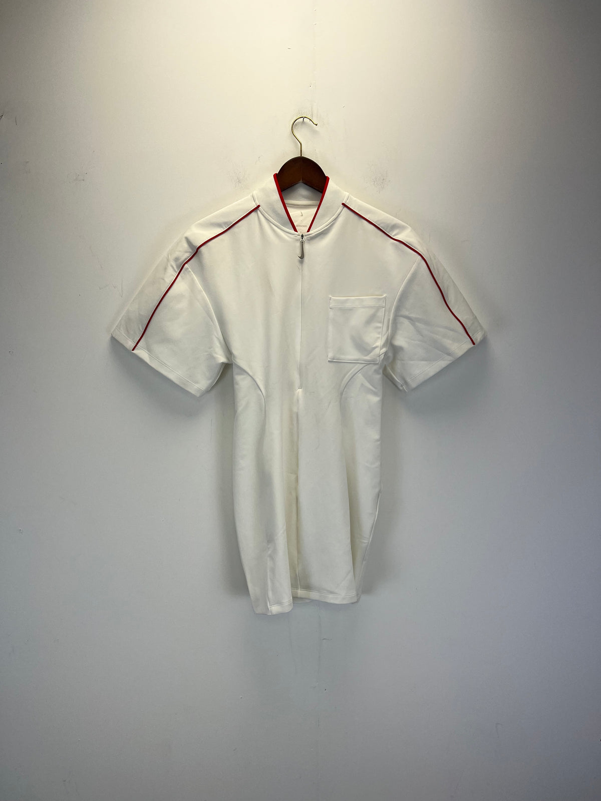 Jacquemus x Nike White Short Sleeve Open Back Mini Dress