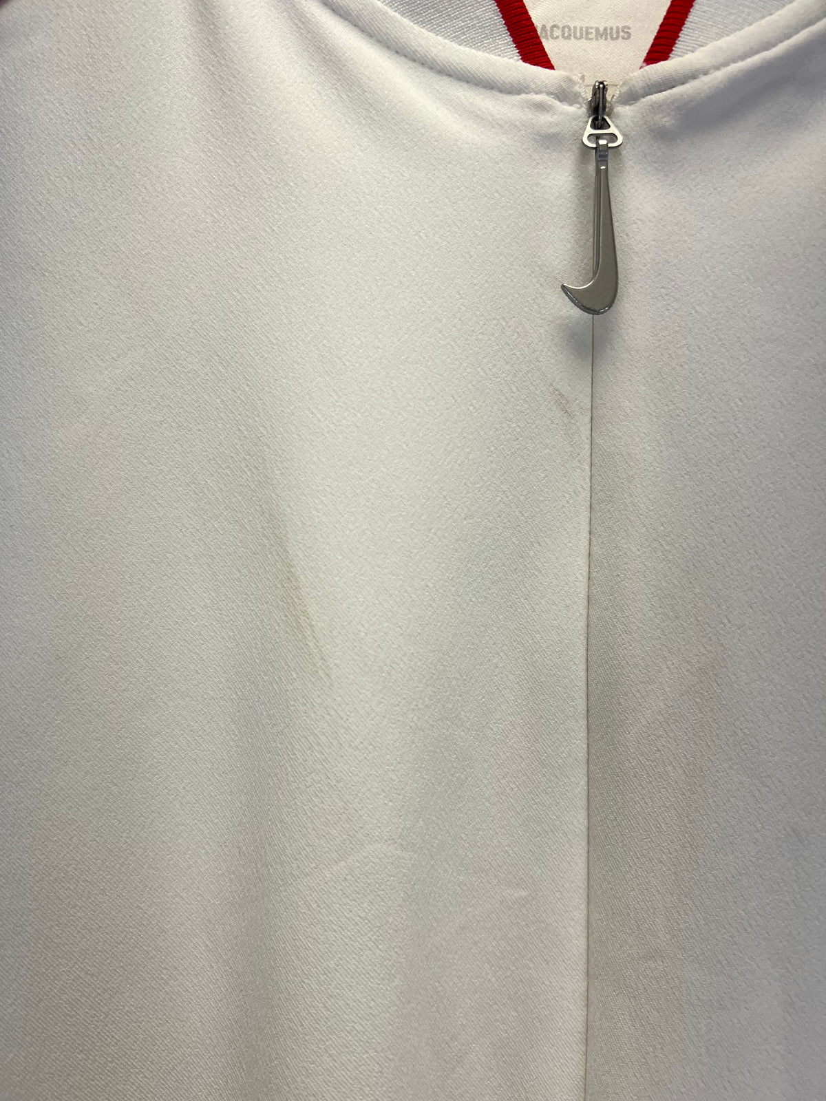 Jacquemus x Nike White Short Sleeve Open Back Mini Dress