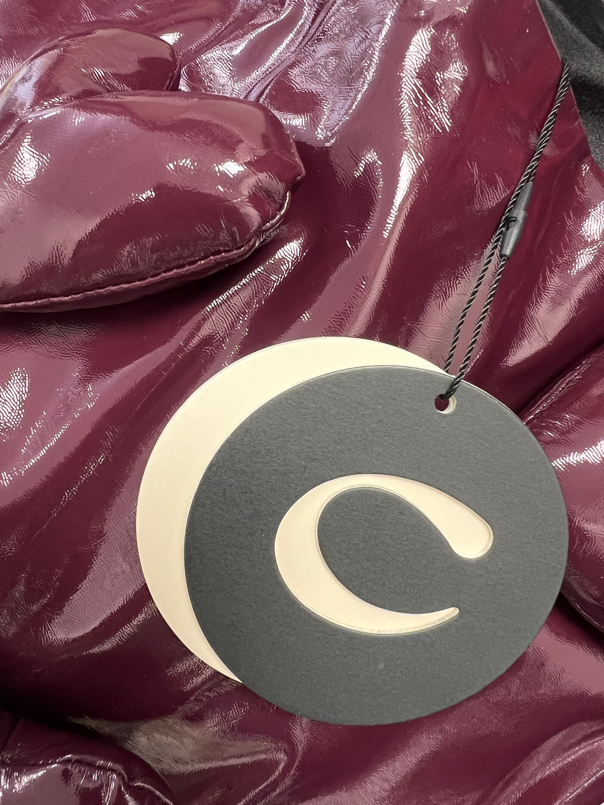 Cult Naked Plum Purple Patent Heart Skirt