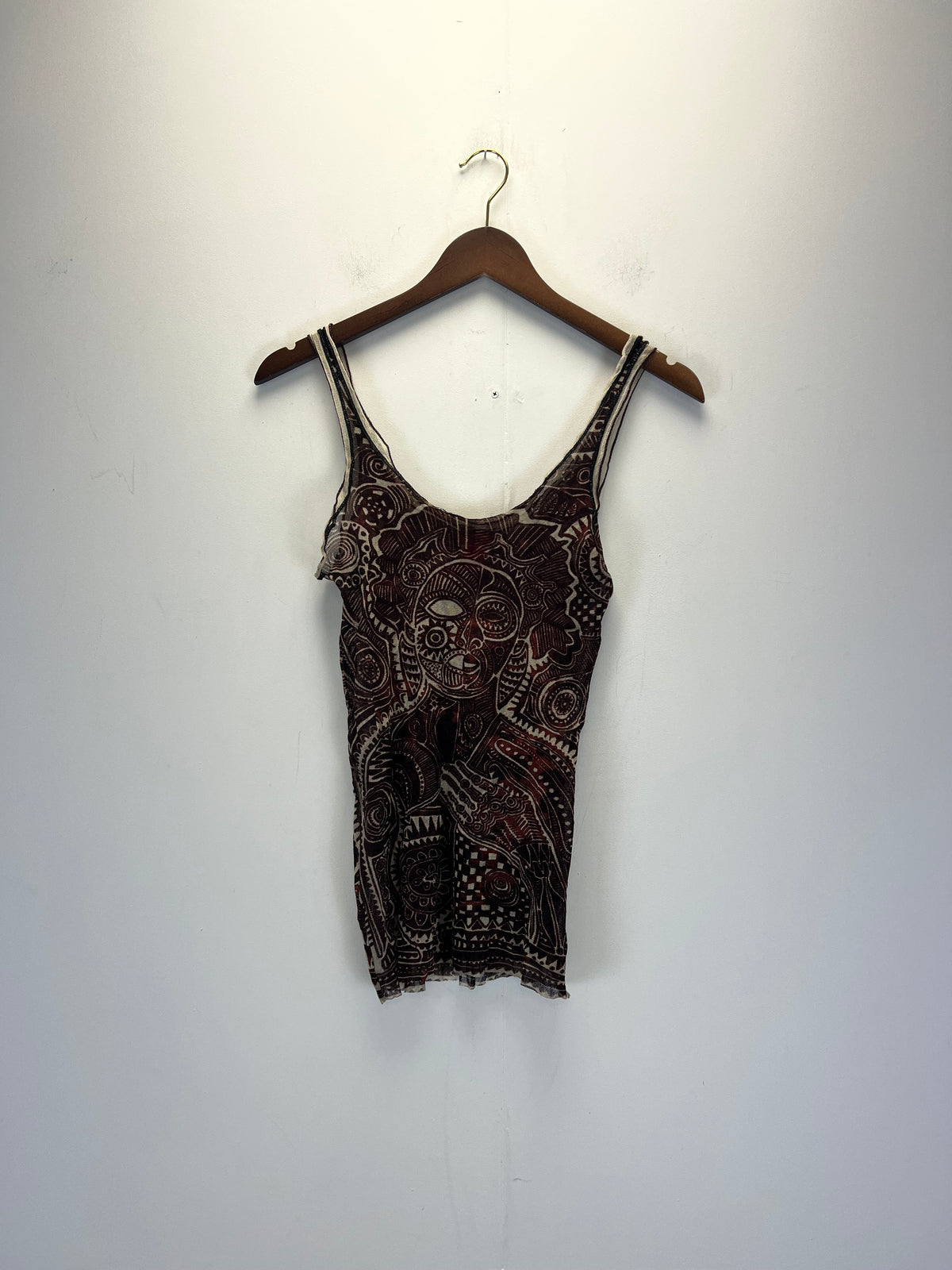 Jean Paul Gaultier Vintage Trible Vest Top