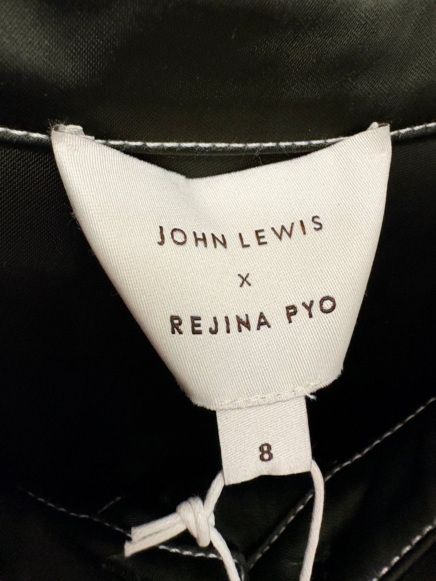 John Lewis x Rejina Pyo Green Satin Reversible Pocket Detail Shirt