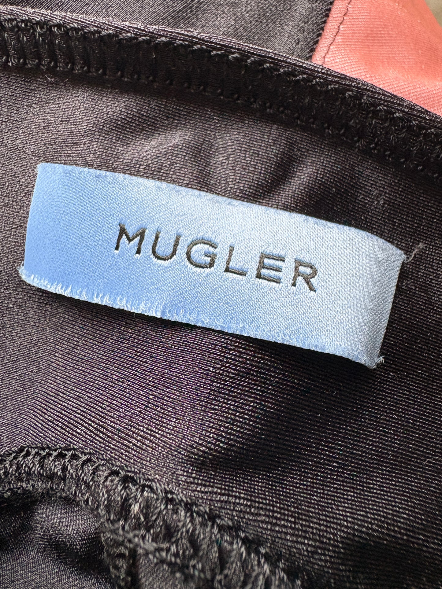 Mugler Spiral Leggings Pink/Black