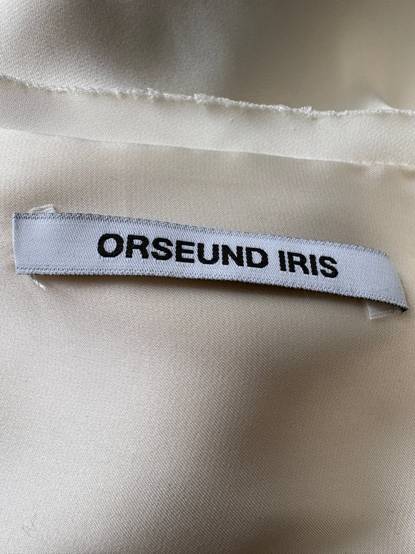 Orseund Iris Le Club Cream Crop Top