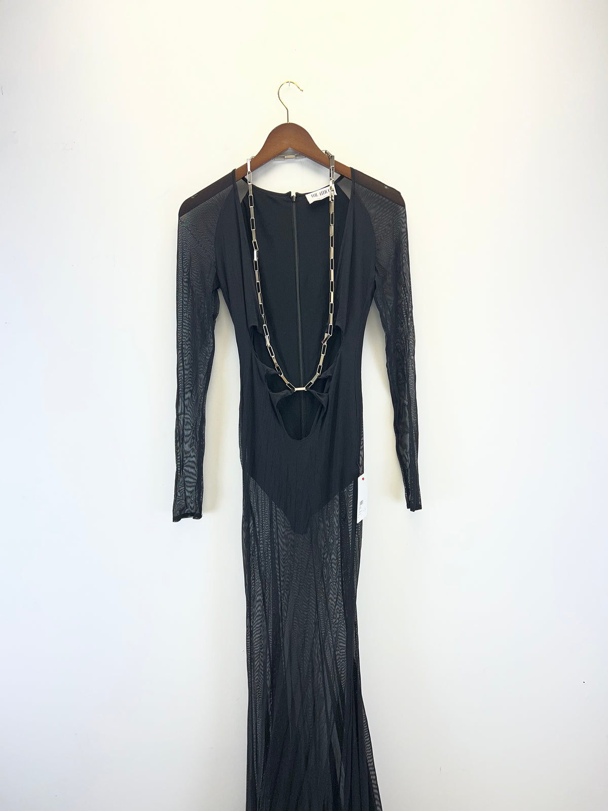 The Attico Karen Black Long Dress