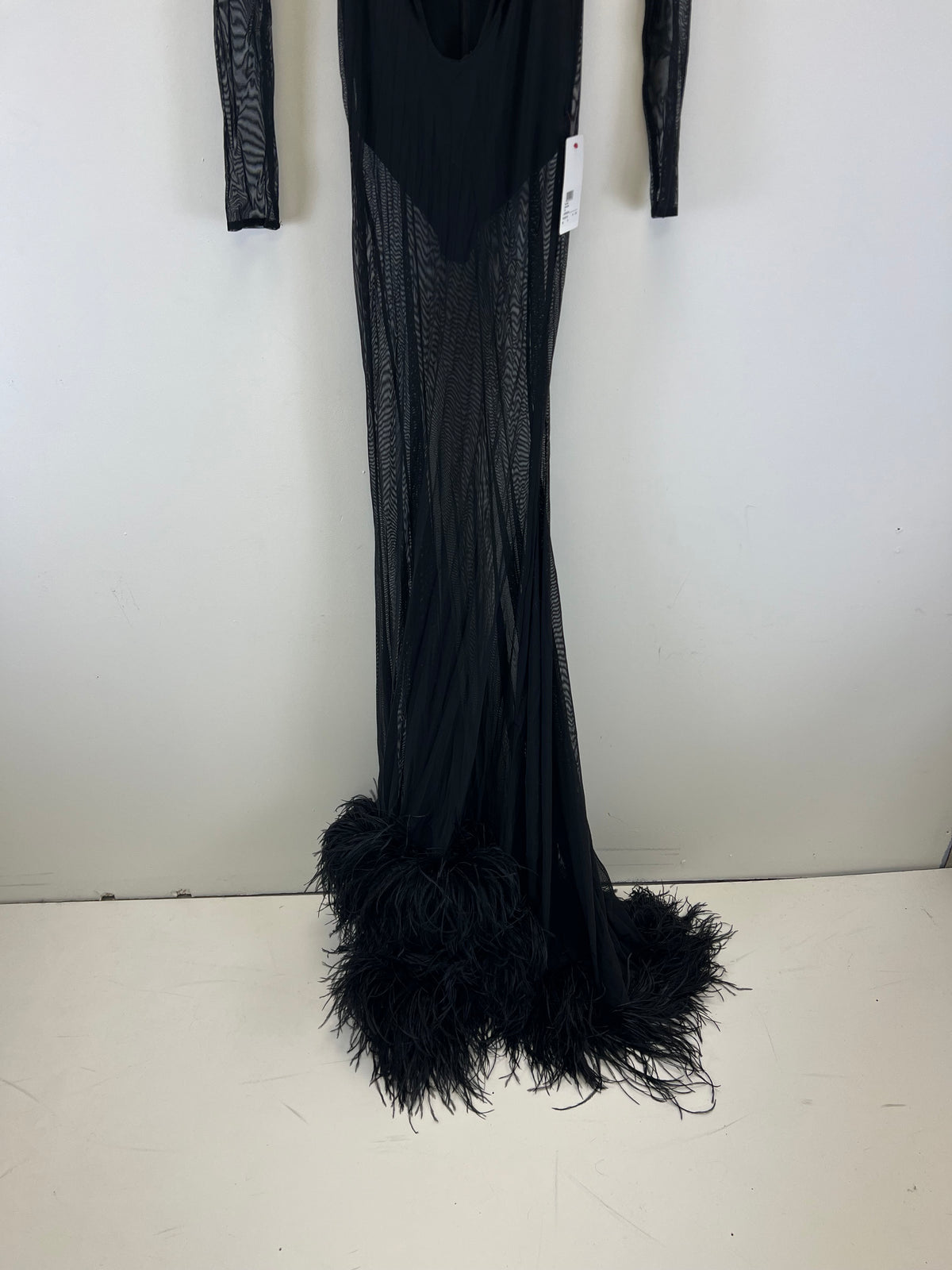 The Attico Karen Black Long Dress