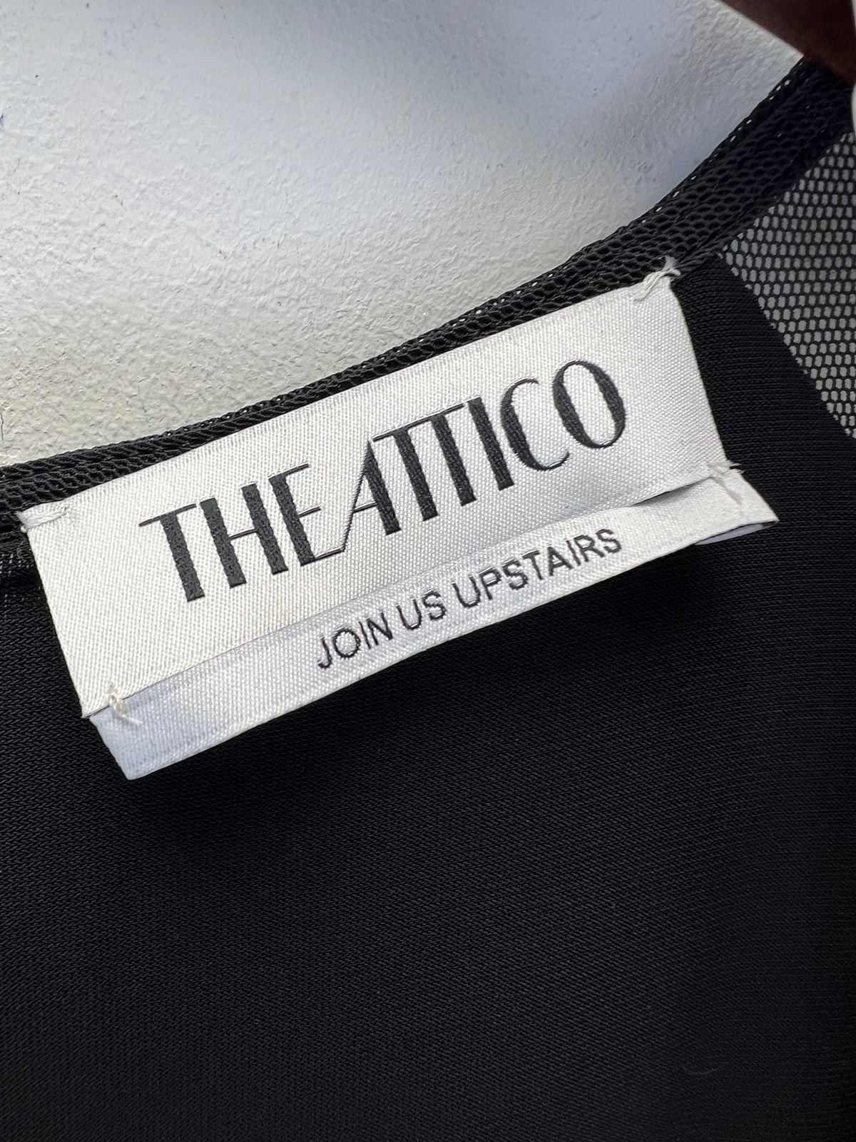 The Attico Karen Black Long Dress