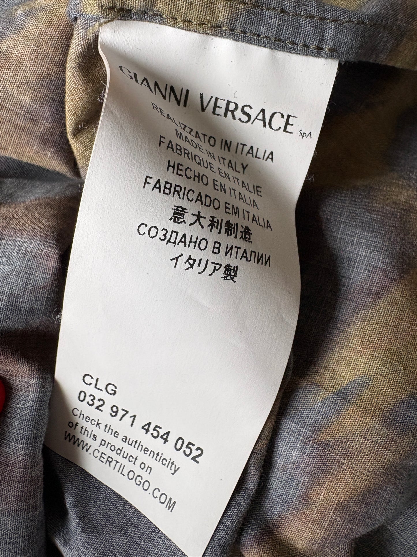 Versus Versace Leopard Print Shirt
