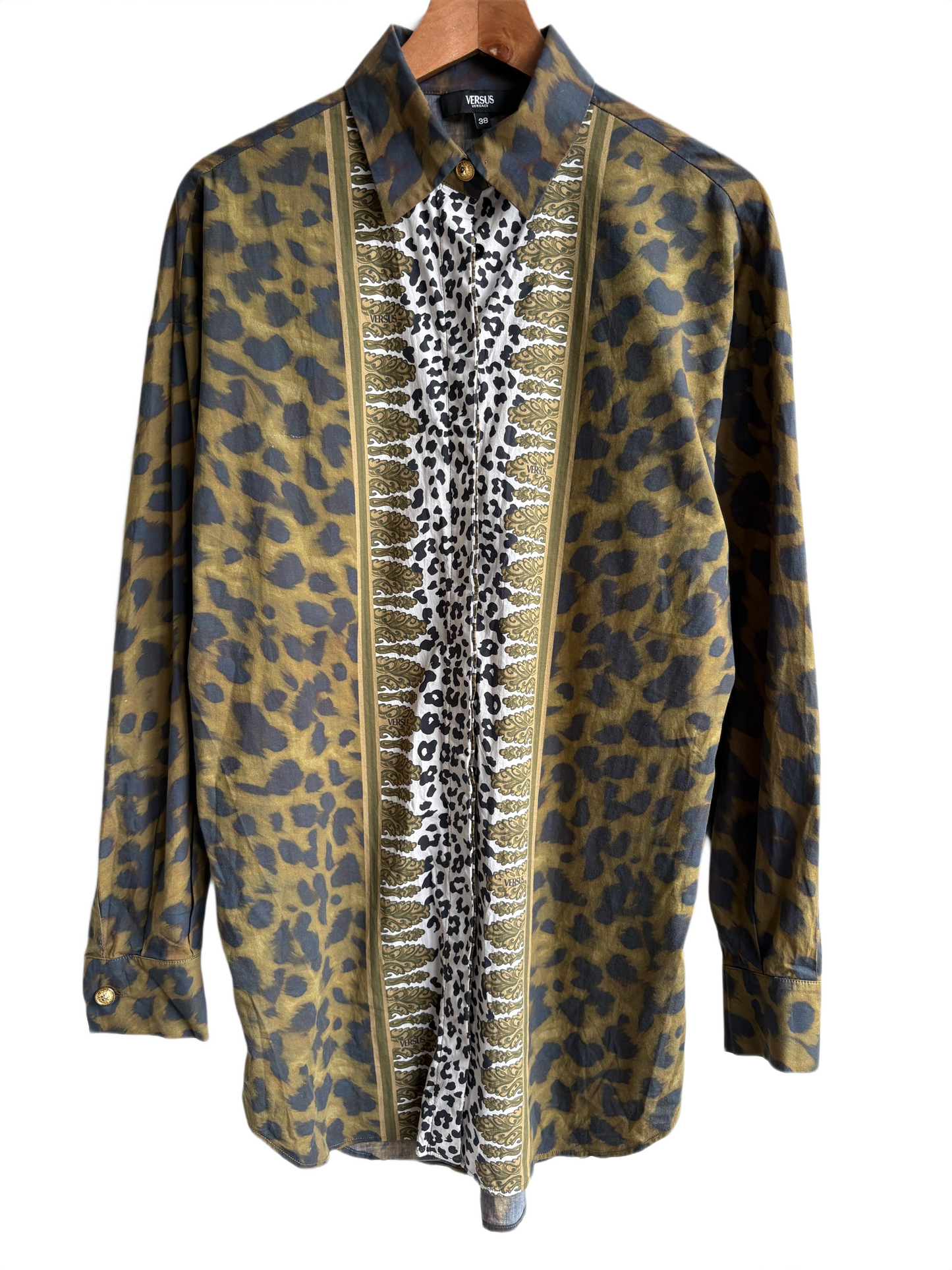 Versus Versace Leopard Print Shirt
