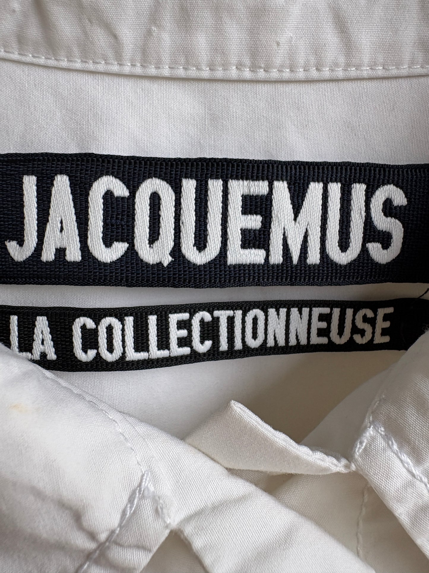 Jacquemus La Collectionneuse White Long Shirt