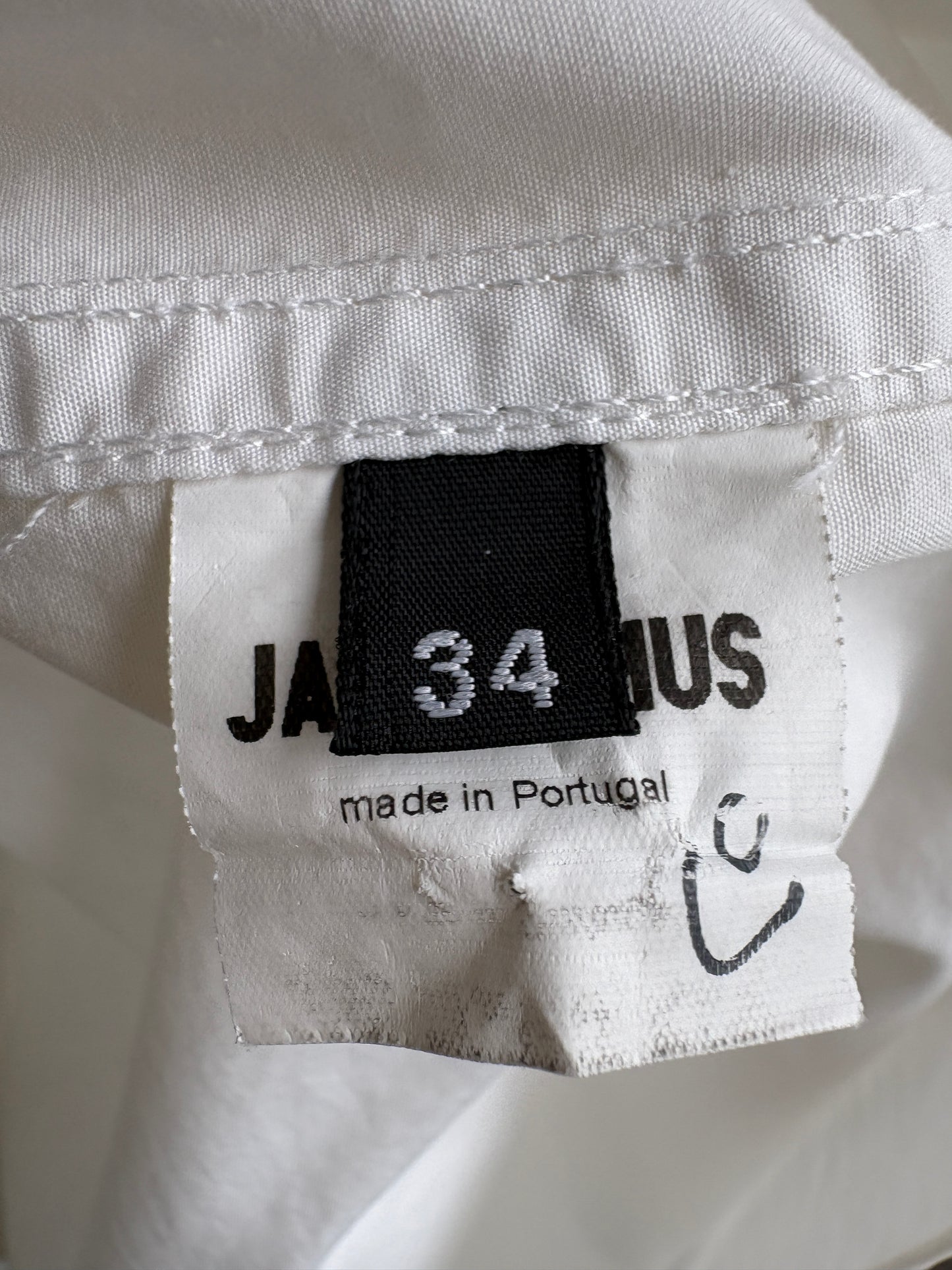 Jacquemus La Collectionneuse White Long Shirt