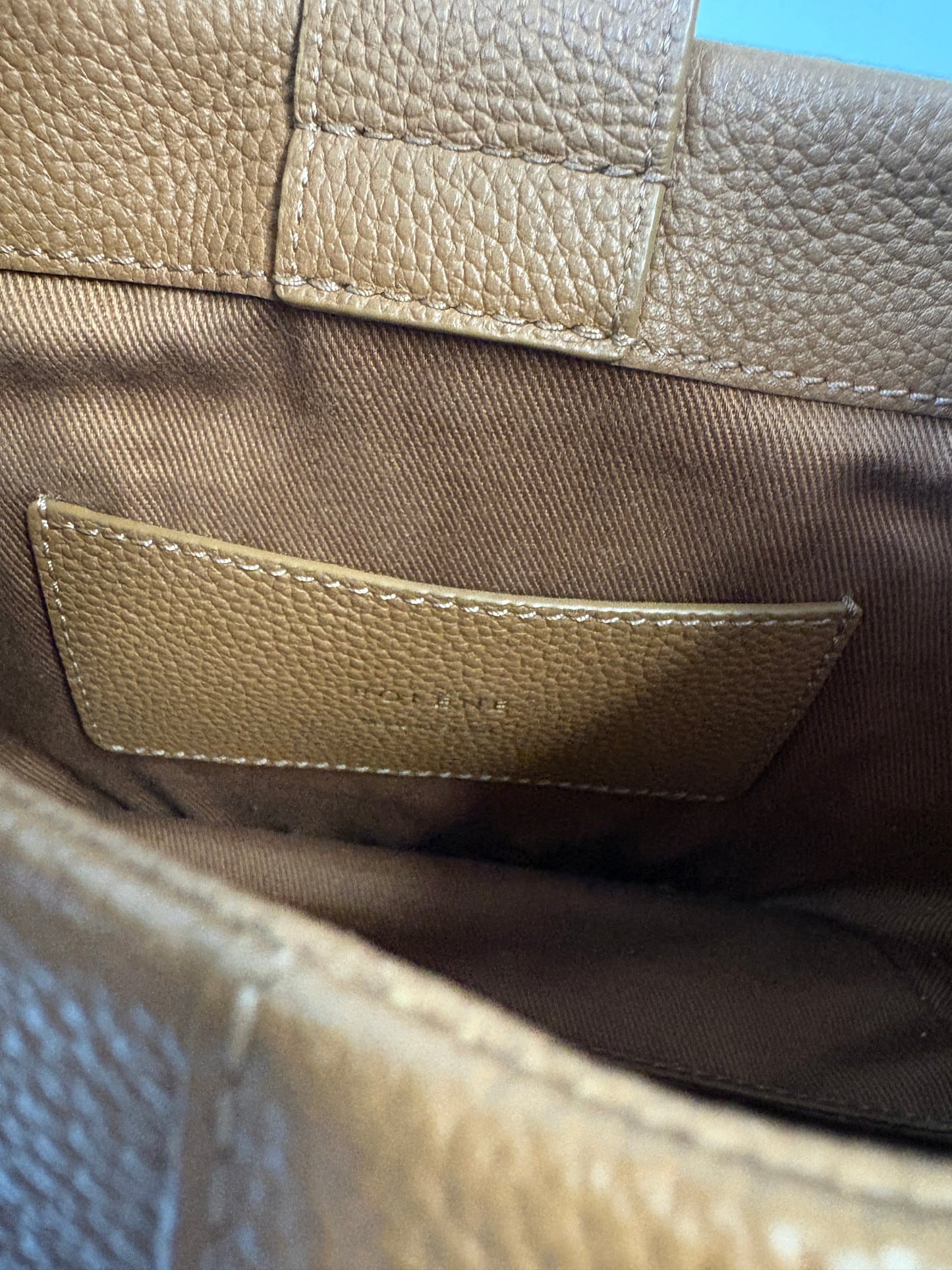Polene Beri Textured Camel Bag